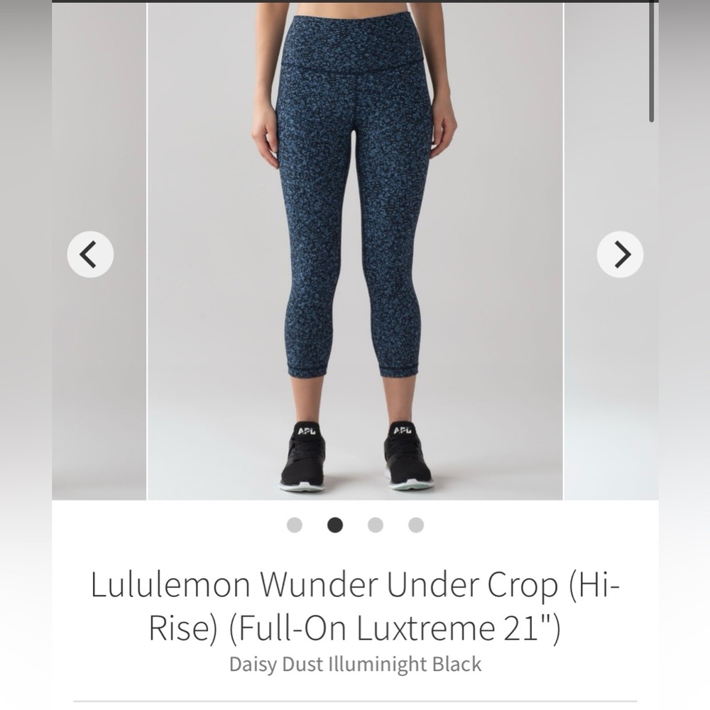 Lululemon Wunder Under crop